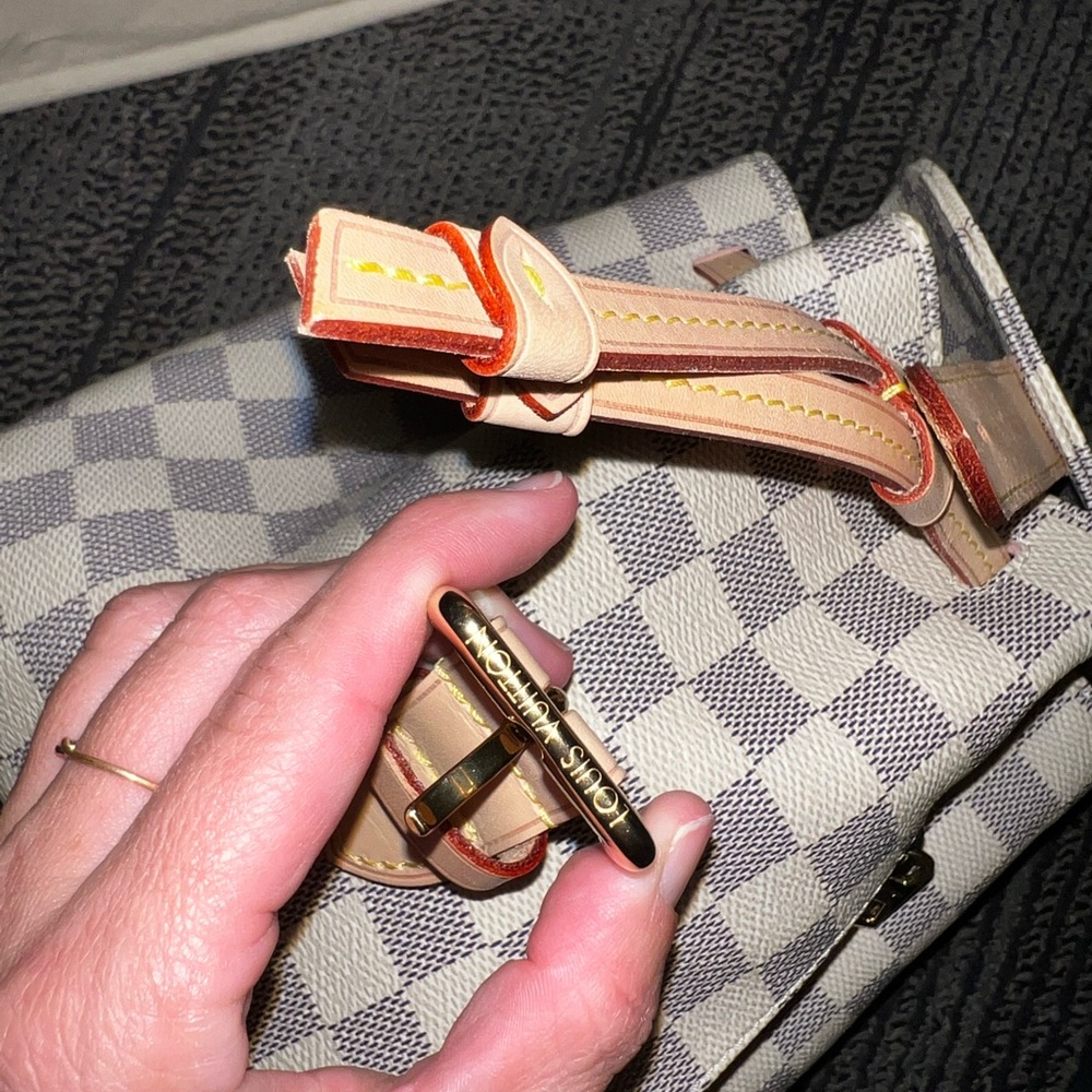 LOUIS VUITTON DAMIER AZUR SPERONE BB BACKPACK - Picture 9 of 11